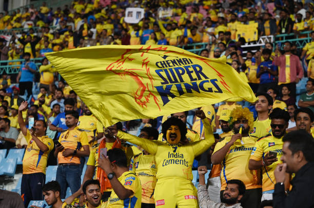 Chennai Super Kings' Whistle Podu Fans.